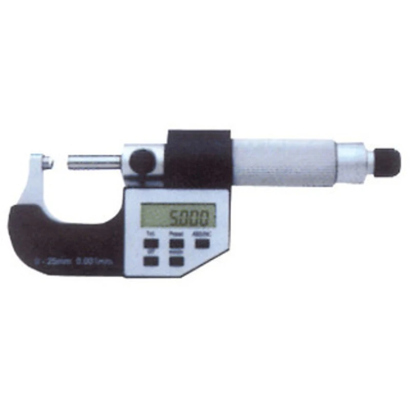 Precise 0-1 Electronic Ball End Micrometer with Flat Spindle - EFS-001